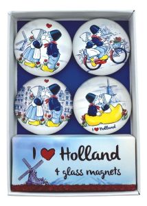 Doosje Kussend Paar Glasmagneten