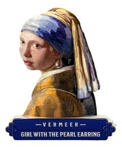 Magneet Keramiek ‘Vermeer’  - meisje met de parel