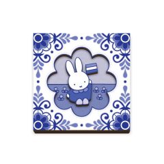 Magnet "Miffy Delft Blue with Flag"