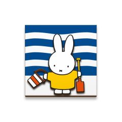 Magneet "Nijntje Delfts Blauw met Vlaggetje"