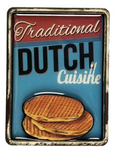 Koelkastmagnet Dutch Cuisine - Stroopwafels