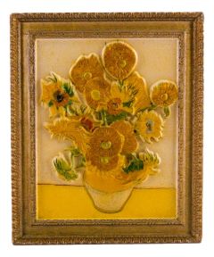 Magneet polyprint 'van Gogh' - Zonnebloemen