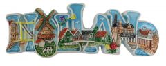 Koelkastmagneet Holland, 12 cm