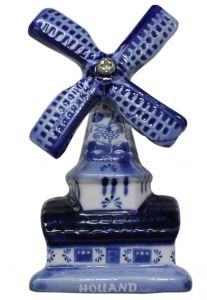 Koelkastmagneet Molen, draaiend