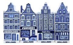 Magneetset 4 Huisjes Holland