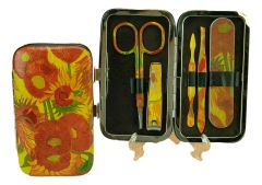 Manicureset 'Zonnebloemen'