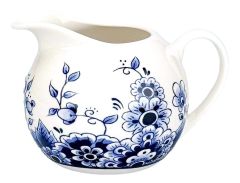 Delft Blue Milk Jug - Floral Motif