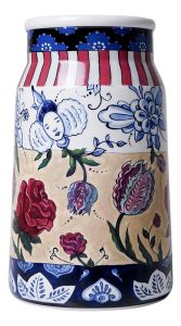 Melkbusvaas Zeven Rozen, 25 cm