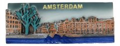 Amsterdam Goud Magneet - 3D
