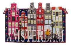 Kleurrijke Grachtenpanden Magneet