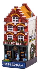 Mini Huisje Amsterdam "Delft Blue"