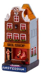 Mini Huisje Amsterdam "Sex shop"