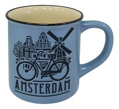 Mok Amsterdam - Blauw - Groot