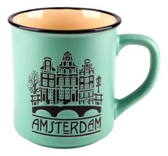 Mok "Amsterdam" Groen - Groot