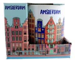 Mok Houses of Amsterdam (Pastel Blauw)