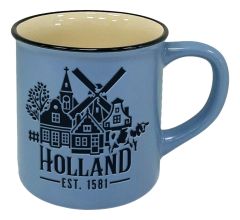 Mok "Holland - Molen" Blauw - Groot