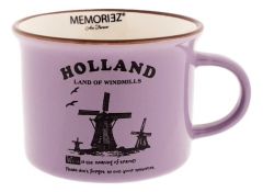 Mok Memoriez - Hollandse Molens - Paars - Klein