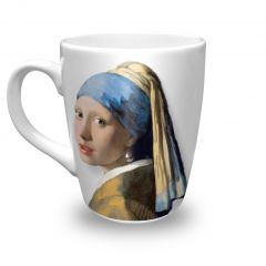 Mok "Meisje met Parel" - Wit