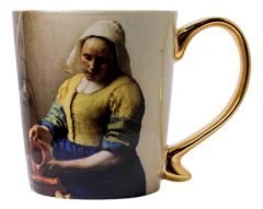 Mok "Het Melkmeisje, Vermeer in Pastel"