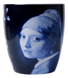 Koffiemok Meisje met Parel