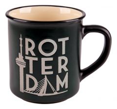 Mok "Rotterdam" - Zwart - Groot