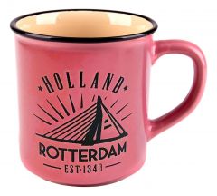 Mok "Rotterdam" - Roze - Groot