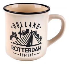 Mok "Rotterdam" - Wit - Groot