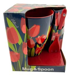 Mok Hollandse Tulpen - Met Lepel 