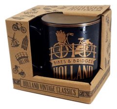 Mok Vintage Holland "Molen" Goud