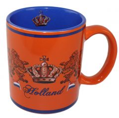 Mok Oranje Leeuw Holland in cadeaudoosje