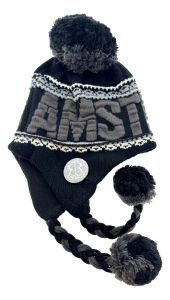 Robin Ruth Amsterdam Muts met Oorflappen - Zwart/Grijs