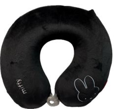 Miffy Neck Pillow – Black