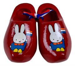 Rode Nijntje Klompjes, 8 cm