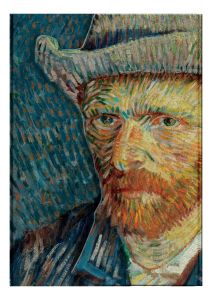Notitieboek A5 Van Gogh Zelfportret - Magnetisch