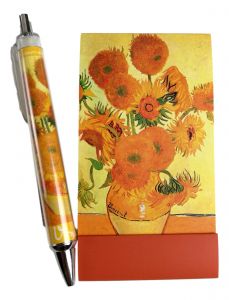 Notitieboekje en Pen Zonnebloemen, Vincent van Gogh
