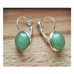 Set Aventurijn oorbellen 10mm