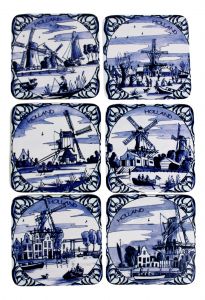 Onderzetters Holland Delfts Blauw