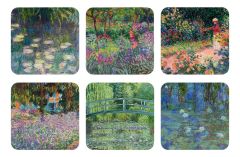 Coasters Monet's Garden in Giverny, set of 6