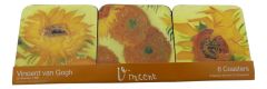 Onderzetters "Zonnebloemen", Vincent van Gogh