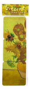 Onderzetters Van Gogh Zonnebloemen, set van 6