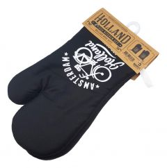 Keukenhandschoenen set - Amsterdam Holland Fiets