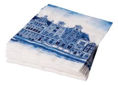 Pakje Servetten "Grachtenpanden" (20 stuks)