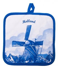 Pannenlappen set "Hollandse Molen"