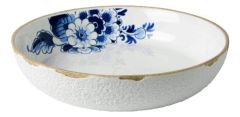 Blauw Bloesem Pastabord, Ø 24 cm