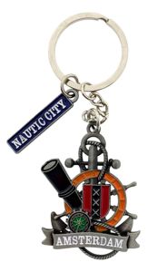 Amsterdam Nautic City Keychain