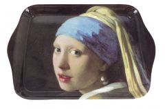 Dienblad met het meisje met Parel