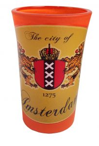 Shotglas Amsterdam - Oranje 7cm