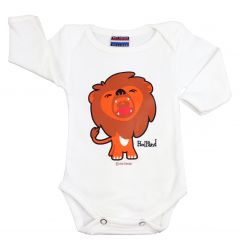 Baby Rompertje Leeuw wit