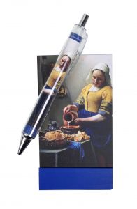 Notitieboekje en Pen van het Melkmeisje, Johannes Vermeer