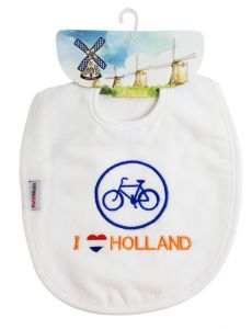 Slabbetje I Love Holland Fiets